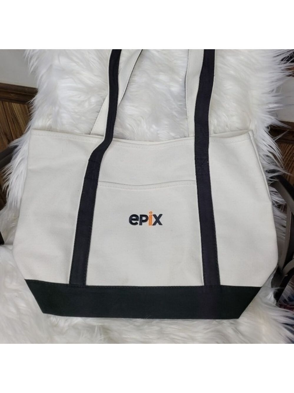 NWOT Epix Off White Large Tote Bag